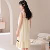 Summer Pure Cotton Sleeveless Nightgown for Girls, Plus Size Comfortable Loose Tank Dress
