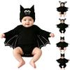 Dětský Kojenecký Chlapecký Dívčí Halloweenský Kostým Kostra Bodysuit Kombinéza Obleček