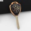 2 3 Buttons Golden Tpu Car Key Case Cover Shell For Toyota Corolla Hilux Vitz Rav4 Aqua Camry Land Cruis Fob Keychain Holder