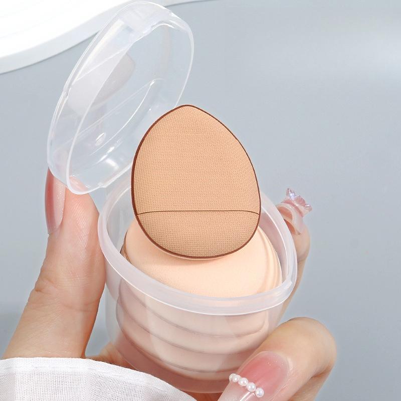 3/6Pcs Mini Finger Puff Air Cushion Powder Sponge for Foundation Concealer BB Cream Makeup Tools Wholesale Set