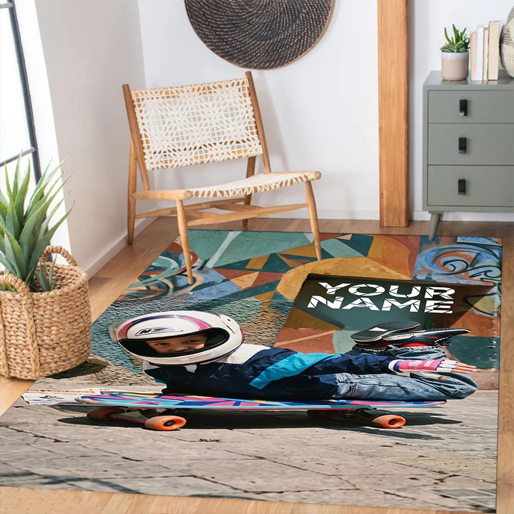 Jorge Lorenzo Personalized Text Floor Mat Suitable For Decorate Room Dormitory Playrooms Dining Room Antislip Rug Anime Office Decor