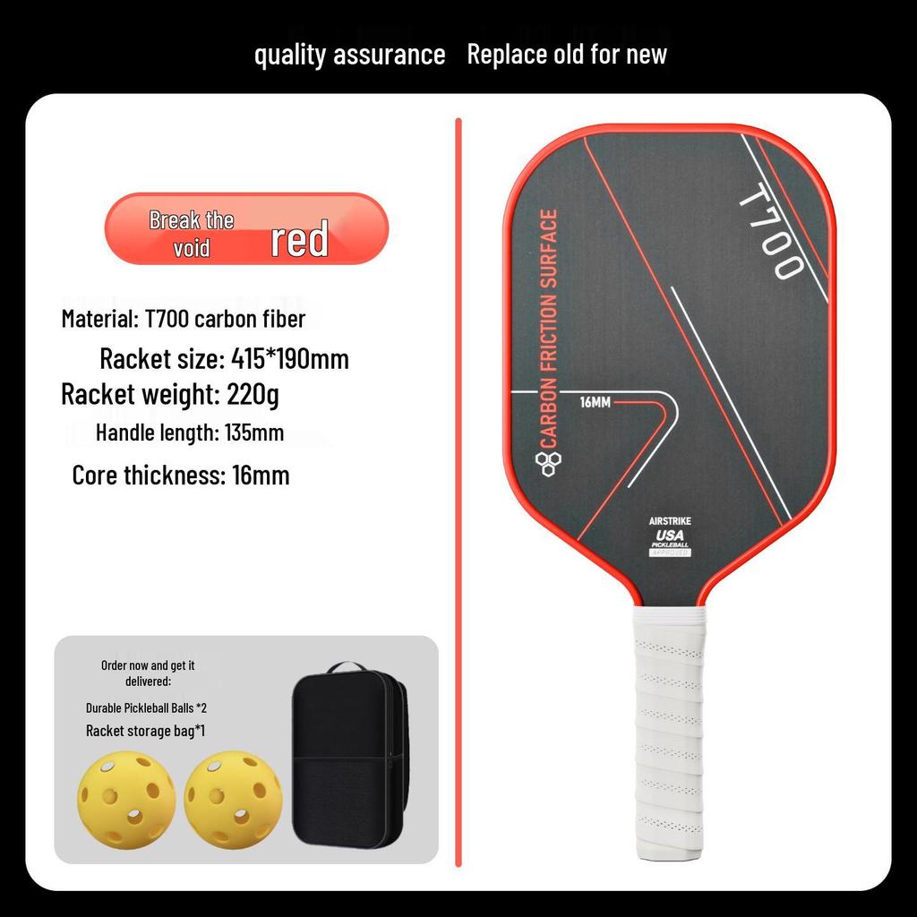 Carbon Fiber Pickleball Paddle Set for Adults & Children