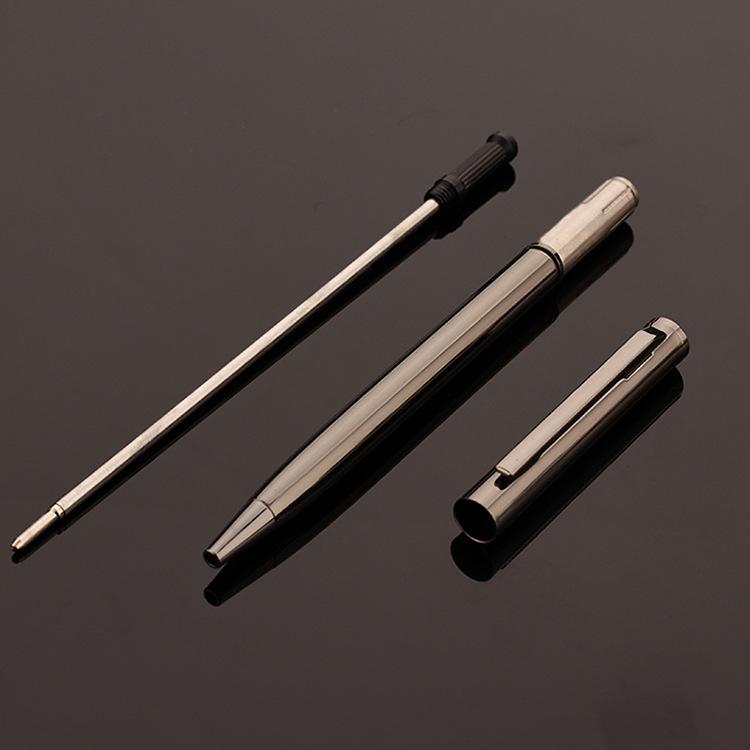 Metal Plated Rotary Ballpoint Pen Business Advertising Gifts Hotel Pen Signature Pen Office Pen Student Exam Pen Stationery