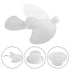1 Set Electric Fan Diy Accessories Big Wind Plastic Fan Blade 3 Leaves For Midea And Other 16Inch 400Mm Fans Parts