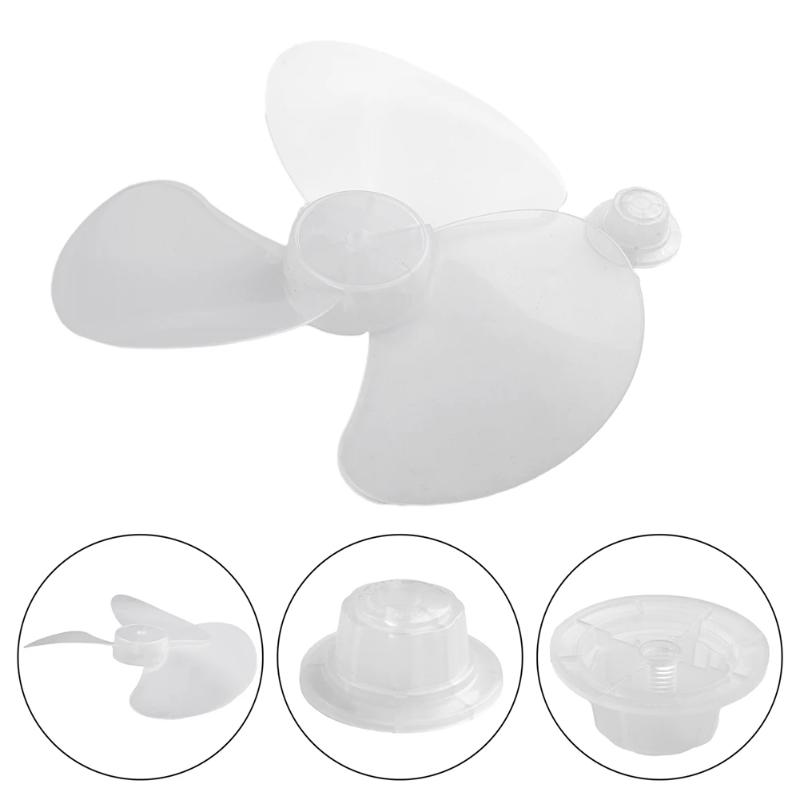 1 Set Electric Fan Diy Accessories Big Wind Plastic Fan Blade 3 Leaves For Midea And Other 16Inch 400Mm Fans Parts