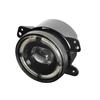 2 szt. 4-calowe światła przeciwmgielne LED Halo Ring DRL Off Road lampa przeciwmgielna do Jeep Chevrolet Wrangler JK TJ LJ Dodge Journey 60W żółty biały