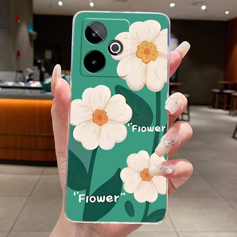 For Realme GT 7 Case For Realme GT 7 T GT7 Pro 7T Transparent Phone Cover Soft Bumper Shell Cases Luxury Butterfly Flower Casing