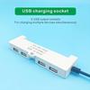 Solar Charging Panel With 4 Usb Ports, Supports Fast Charging, Suitable For Outdoor Camping And Mobile Phone Charging.