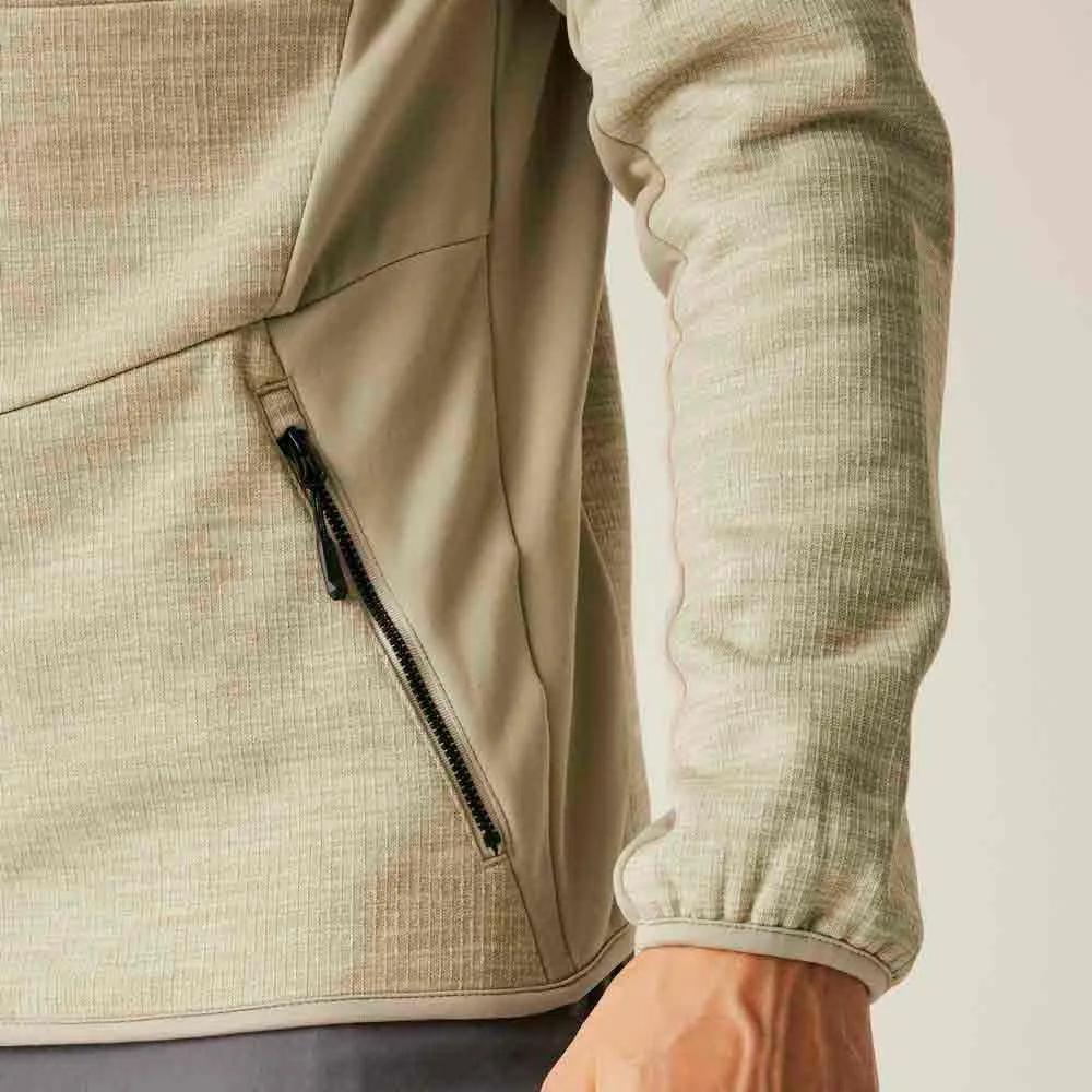Dare2B Torrek Pro Windcheater recycled thermal knit fleece Beige
