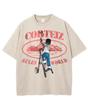 Corteiz Graphic Washed Shirt, Vintage Streetwear T Shirt, Unisex-FREESHIPPING US