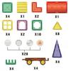 Magnetic Educational 3D Creative Blocks 72 Pieces