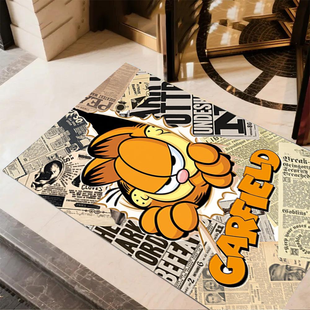 Garfield Cat Adventure Carpet Perfect for Kitchen Living Rooms Playrooms Foyer Anti-slip Rug Office home decor Spiritual Gift