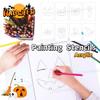 Acrylic Halloween Pumpkin Ghost Face Painting Stencils Creative Carving Stencils DIY Handmade Embossing Stencils Halloween Decor
