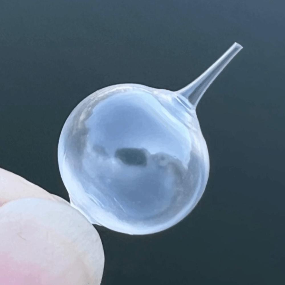 2pcs PP Plastic Slip Bobber Clear Surface Strike Indicator Bobber Fishing Float Surface Float