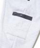 STIGMA Zipper Wide Jogger Pants White Melange
