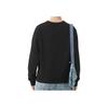 Puma Essential Crew Fleece Solid Color Loose Sweatshirt Unisex Sweatshirt Black 632292-01
