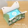 1Pc Oil Painting Style Flowers Tissue Box Creative Tabletop Napkin Holder for Home Living Room Decor