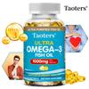 Omega-3 Deep Sea Fish Oil Soft Capsules Heart Friendly and Odorless 120 Capsules
