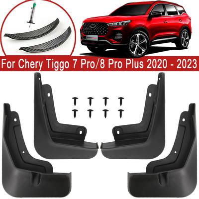 Chery Tiggo 7 Pro 8 Pro Plus İçin Çamurluklar - 2023 Ön Arka Çamurluk Genişletici Çamurluklar Sıçrama Koruyucu Araba Aksesuarları Dekorasyon