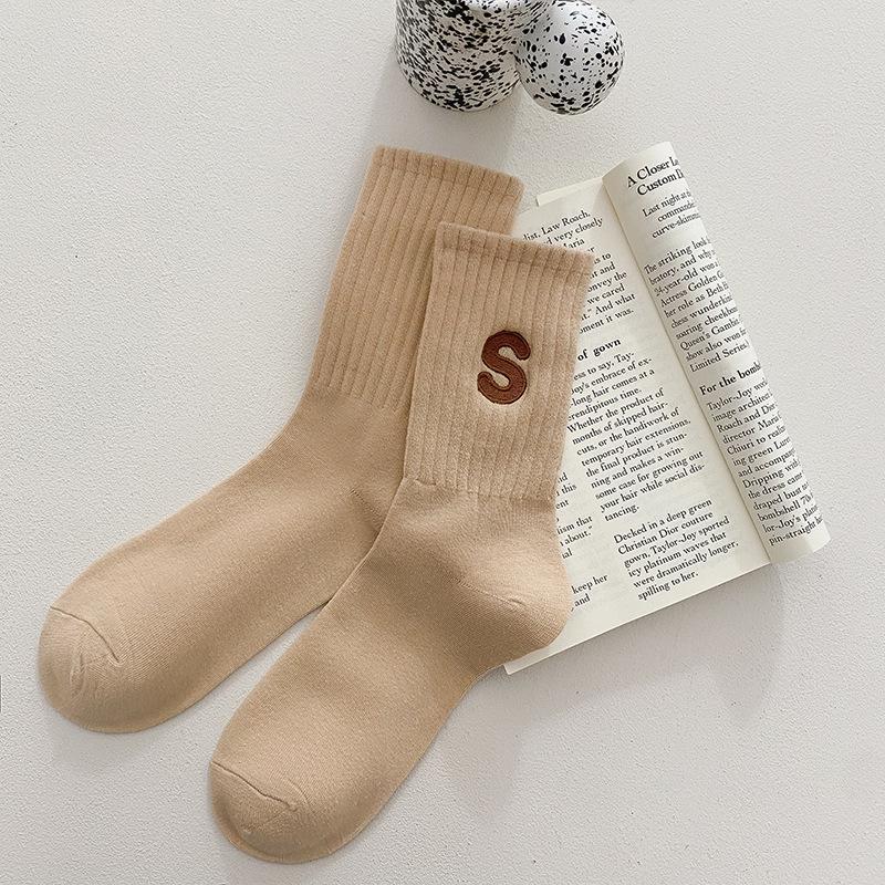 Dámské ponožky ke kolenům se žraločím vzorem - Bavlna, Proti zápachu, Univerzální, Influencerský styl pro podzim/zimu.