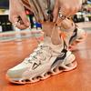 Summer New Men's Sports Shoes Gold Casual Running Men's Shoes Sports Running Shoes Luminous Shoes