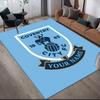 Custom Name,Coventry City Home Sofa Decoration for Living Room & Bedroom, Non‑Slip Play Flannel Floor Mat for Game Room
