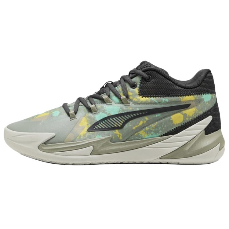 

Puma Dagger Удобные Мягкая Ткань Прочные Полувысокие Баскетбольные Кроссовки Унисекс кроссовки Зеленый 312168-01 40