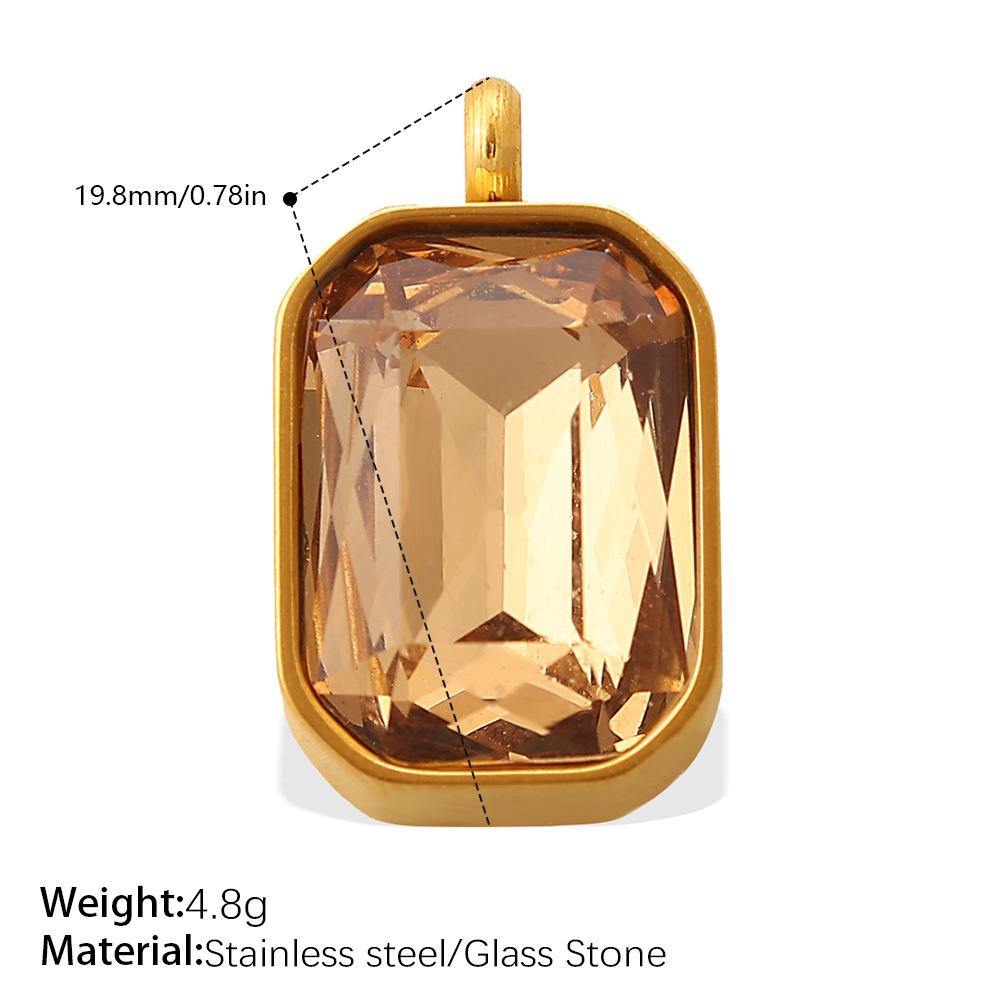Stylish And Diverse Diy Pendant Stainless Steel Gold-Plated Diamond-Encrusted Freshwater Pearl Pendant Collection
