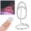 Fingernail  s Women Rhinestones Exquisite Fashionable Finger Nail Cover   Nail Art Decoration