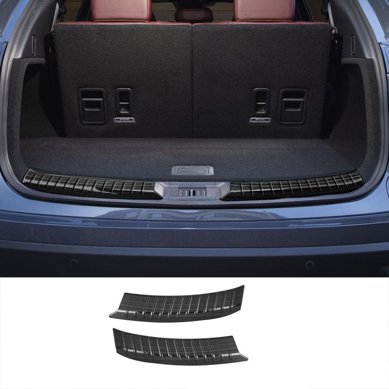 RHD LHD For Mazda CX9 CX-9   Stainless Steel Rear Bumper Protector door Sill Trunk welcome Tread Plate Cover accessories