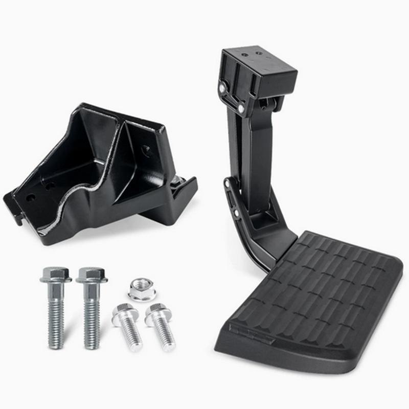 PT392-34231 Retractable Back Rear Bumper Foot Step T-Step BedStep Off Road Pedal Tailgate Ladder Pick-up Truck For Toyota Tundra 1set