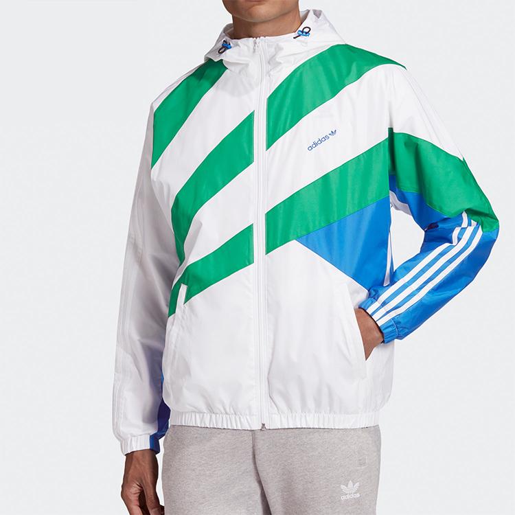 Adidas Originals Trefoil SPRT US WB 2 Casual Sports Jacket Men Jackets White GJ6731