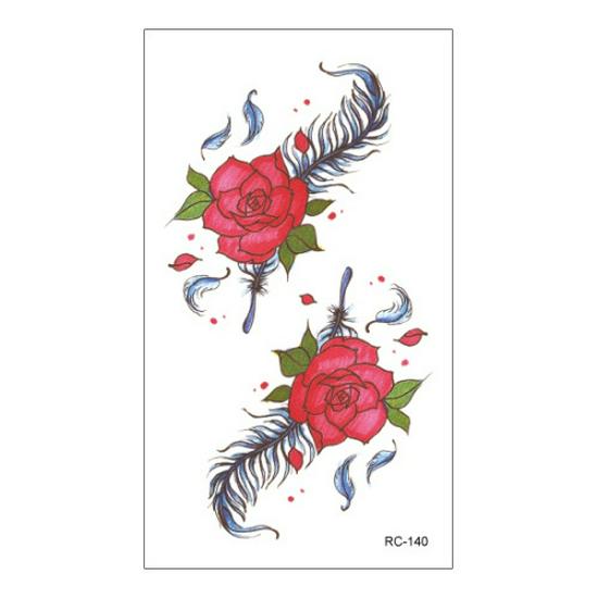 Waterproof Gradient Color Cartoon Temporary Tattoos for Men & Women