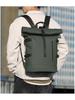Men's Fashionable Roll-Up Backpack, Large Capacity Travel & Laptop Bag, Schoolbag for College Students