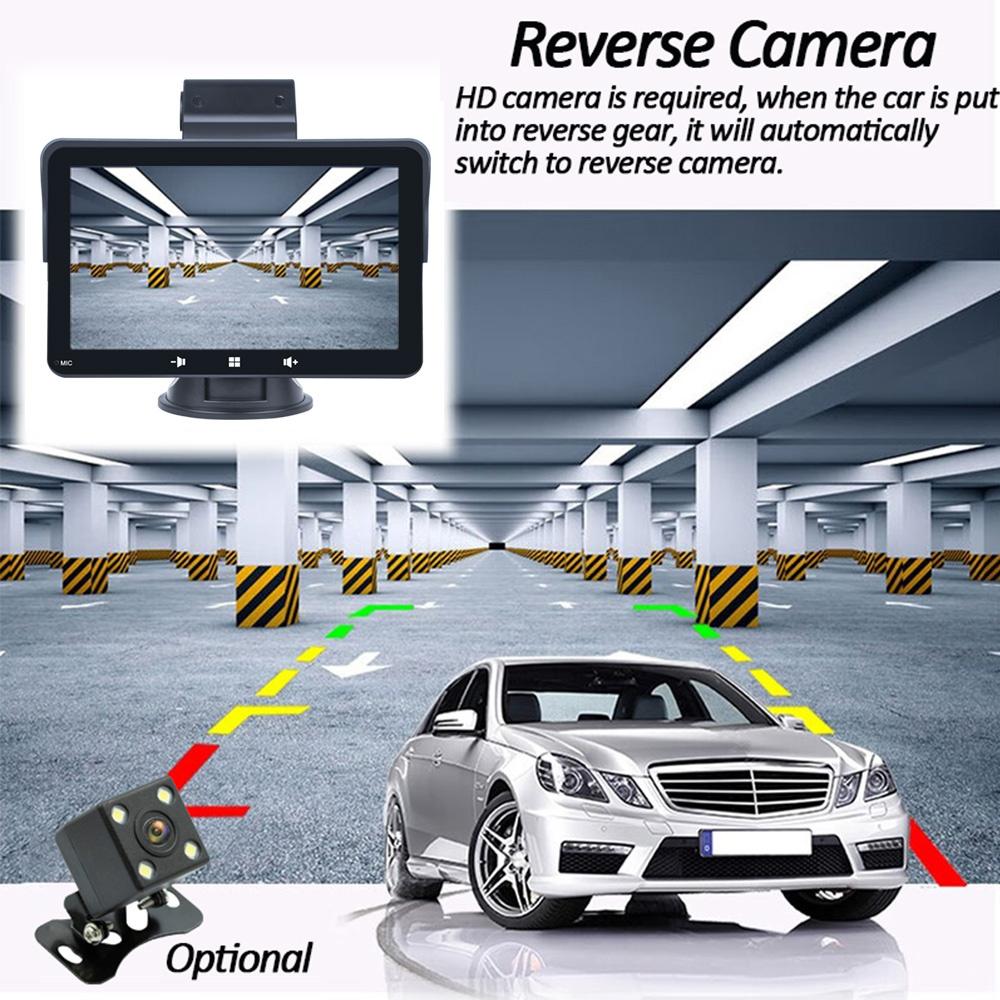 Portable 7" Touch Screen Multimedia Player Compatible with Wireless CarPlay Android With DVR 64G TF Card