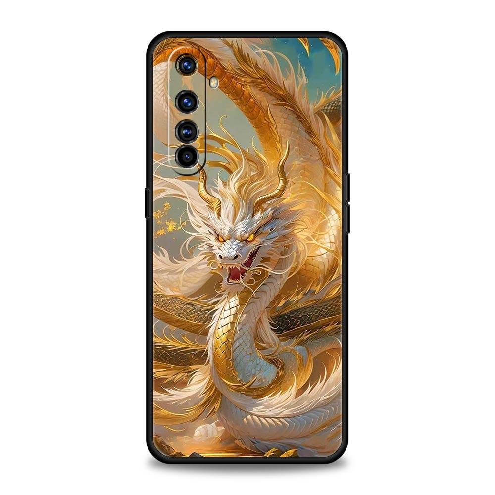 Cartoon Dragon Series Phone Case For Realme 12 11 10 9 8 5G 7 6 GT5 GT3 GT2 Pro Plus C21 C11 C25 C35 For GT Neo 2 3 3T 5 Cover