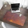 Vinyl Desk Mat with Stylish Rusty Abstract Print 90x45 cm