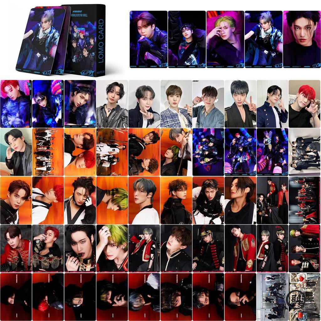 k-pop ATEEZ new album THE WORLD EP.FIN : WILL postcard LOMO card photocard