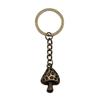 Pendants Mushroom Charm Branch Keychain Leaf Key Ring 28mm