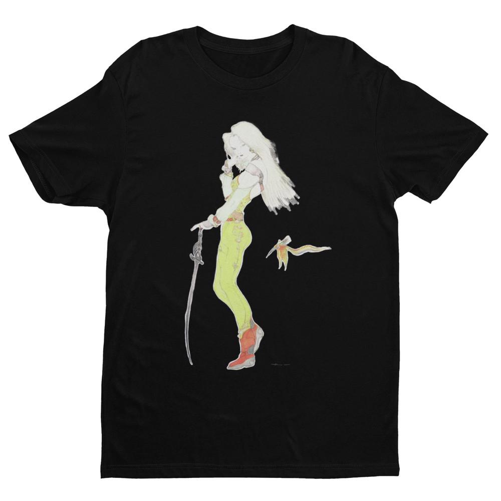 FF9 IX Garnet Til Alexandros 17th Premium Unisex T-shirt Yoshitaka Amano Art