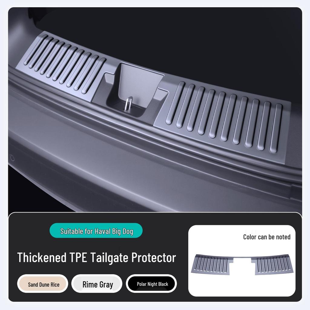 Haval Big Dog TPE Trunk Mat for 26 Models - Car Interior Tail Box Modification