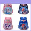 Cartoon Kuromi Elsa Stitch Spider-Man Rucksack aus leichtem Nylonmaterial für Schule und Spiel