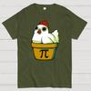 Chicken-Pot-Pie-Math Cotton Summer Casual Cool Loose T-Shirt
