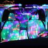 Car USB Ambient Light DJ RGB Mini Colorful Music Sound Led Apple USB Interface Holiday Party Atmosphere Interior Dome Trunk Lamp Neon Lights 4