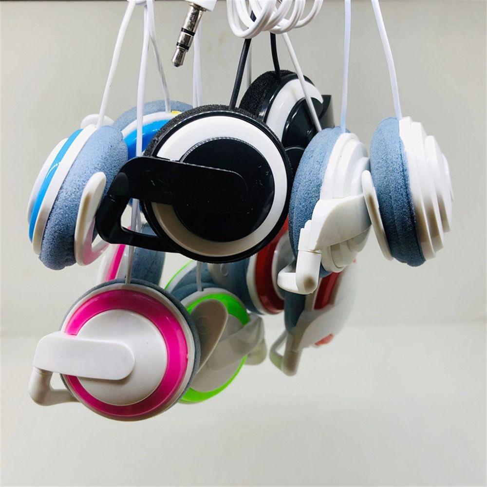 Heavy Bass Universal 3.5mm Stereo Sport Music Wired Headphones Ear-hook Headphone Earbud Earphone