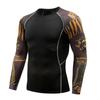 Herren Quick-Dry Langarm Sportstrumpfhose & Trainingsshirt