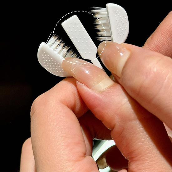 4/6Pcs Three Sided Toothbrush with Tongue Scraper Soft Toothbrushes Multi-Angle Deep Cleaning Tongue Scraper Toothbrush