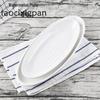 Ceramic Creative Plate: Pure White Porcelain Steak and Western Tableware