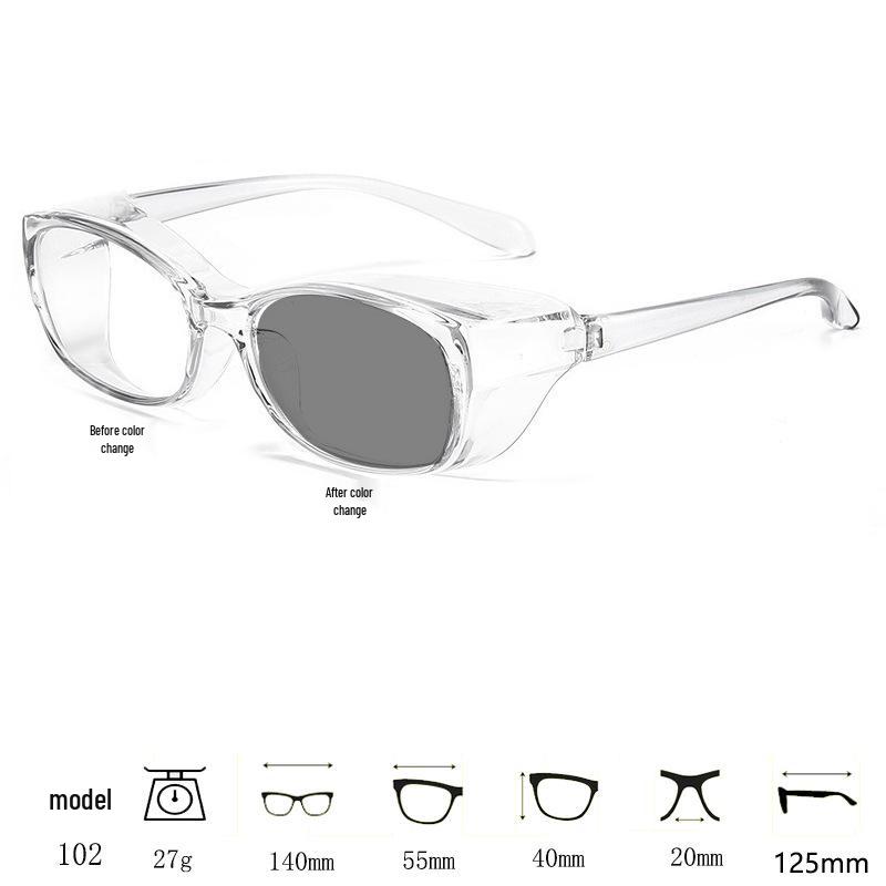 New Anti-Pollen Silicone Ring Polarized Photochromic UV Protection Anti-Fog Sunglasses