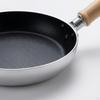 Aluminum Egg Pan, Versatile, Non-stick Coated, with Comfortable Wooden Handle – Ideal for